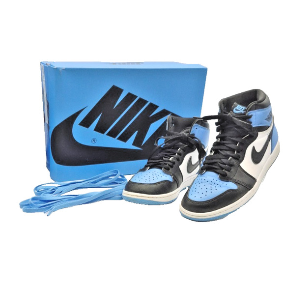 Nike Air Jordan 1 Retro High OG UNC Men's Size 8.5 University Blue/White/Black - Picture 1 of 15